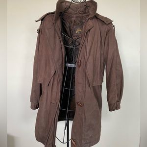 Adventure Bound by Wilson’s Leather Brown Rough Leather Jacket